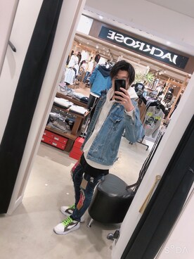 「ROGER AND RAW（ロジャーアンドロウ）のアイテム」を使った、＊きよ。＊さん（メンズ・174cm）の春コーディネート