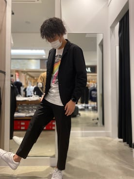 「Request（リクエスト）のアイテム」を使った、＊きよ。＊さん（メンズ・174cm）の春コーディネート