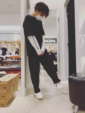 「Request（リクエスト）のアイテム」を使った、＊きよ。＊さん（メンズ・174cm）の夏コーディネート