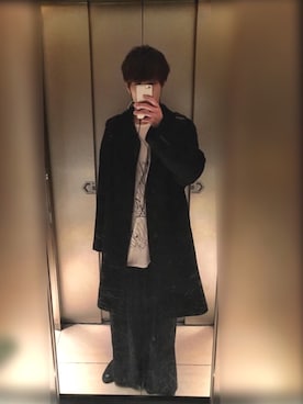 「LAD MUSICIAN（ラッドミュージシャン）のアイテム（ナイロンジャケット）」を使った、Ryuuuさん（メンズ・179cm）の春コーディネート