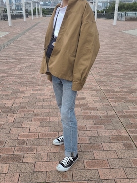 「美容師さんと繋がりたい」｜Yuさん（メンズ・168cm）の春コーディネート