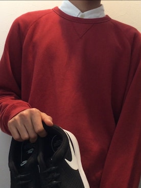 「wearhalloween2017」｜「アイテム（スウェット）」を使った、koUoKさん（メンズ・175cm）の秋コーディネート