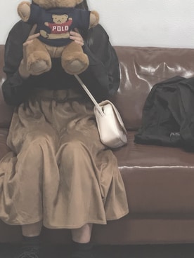「おとなしめ」｜まイチさん（レディース・159cm）の冬コーディネート