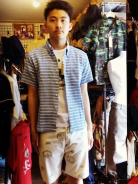 「BDシャツ」｜デルソル熊本👖さん（メンズ・178cm）の春コーディネート