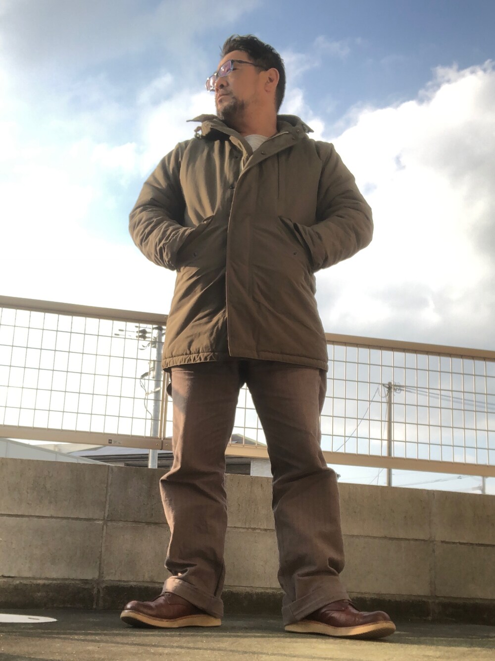 デルソル熊本👖｜SUGAR CANEのモッズコートを使ったコーディネート - WEAR