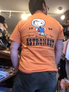 「Buzz Rickson's（バズリクソンズ）のアイテム（Tシャツ/カットソー）」を使った、デルソル熊本👖さん（メンズ・170cm）の夏コーディネート