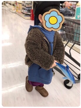 「むすこーで」｜「アイテム（ノーカラージャケット）」を使った、皇琥さん（キッズ・110cm）の秋コーディネート