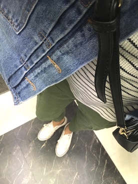 「CONVERSE（コンバース）のconverse（コンバース） ALL STAR OX（オールスターOX）（スニーカー）」を使った、Saayaaamamさん（レディース・162cm）の冬コーディネート