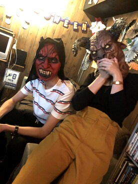 「カップル」｜「アイテム（その他）」を使った、Ramさん（レディース・170cm）の秋コーディネート