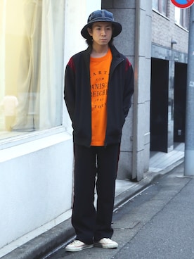 「アイテム（ブルゾン）」を使った、Takahiro_Kudoseさん（メンズ・163cm）の夏コーディネート