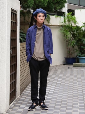 「FACTOTUM（ファクトタム）のアイテム（腕時計）」を使った、Takahiro_Kudoseさん（メンズ・163cm）の夏コーディネート