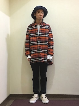 「アイテム（その他）」を使った、Takahiro_Kudoseさん（メンズ・163cm）の秋コーディネート