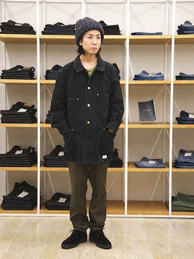 「FACTOTUM（ファクトタム）のアイテム（ブーツ）」を使った、Takahiro_Kudoseさん（メンズ・163cm）の秋コーディネート