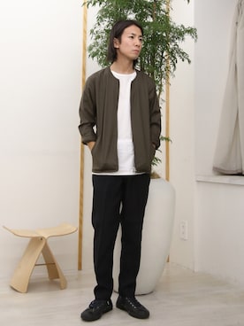 「アイテム（その他）」を使った、Takahiro_Kudoseさん（メンズ・163cm）の秋コーディネート