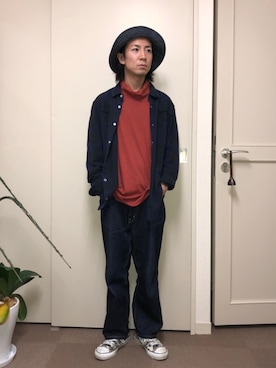 「アイテム（その他）」を使った、Takahiro_Kudoseさん（メンズ・163cm）の秋コーディネート