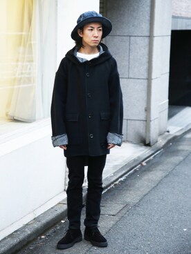 「FACTOTUM（ファクトタム）のアイテム（ブルゾン）」を使った、Takahiro_Kudoseさん（メンズ・163cm）の秋コーディネート