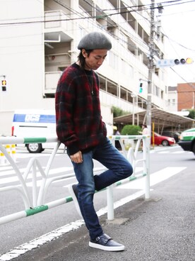 「FACTOTUM（ファクトタム）のアイテム（アクセサリー）」を使った、Takahiro_Kudoseさん（メンズ・163cm）の秋コーディネート