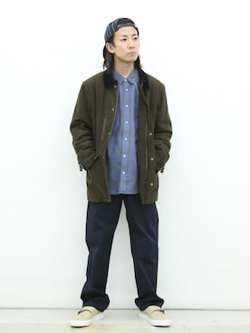 「FACTOTUM（ファクトタム）のアイテム（その他アウター）」を使った、Takahiro_Kudoseさん（メンズ・163cm）の秋コーディネート