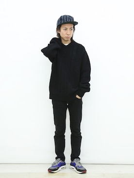 「EBBETS FIELD FLANNELS（エベッツフィールドフランネルズ）のアイテム」を使った、Takahiro_Kudoseさん（メンズ・163cm）の秋コーディネート