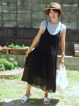chiiさん（レディース・156cm）の夏コーディネート