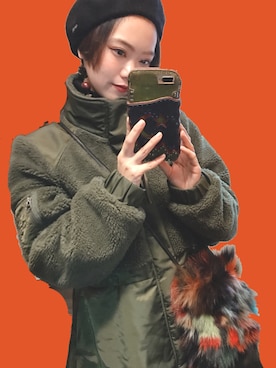 「ojaga design（オジャガデザイン）のアイテム（財布/小物）」を使った、みくみくはらりらさん（レディース・154cm）の春コーディネート