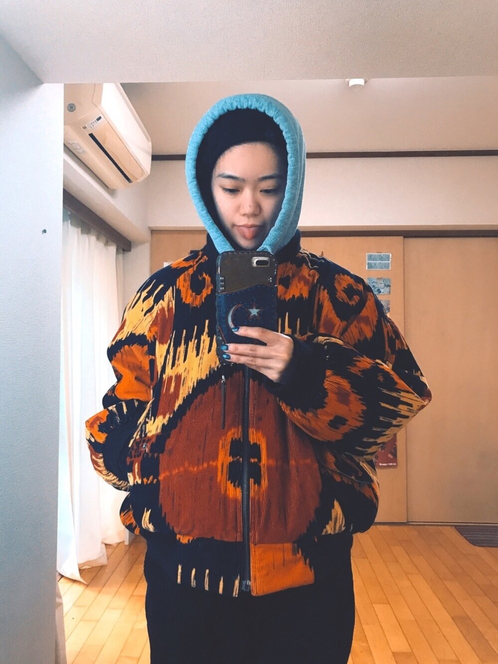 「ojaga designのアイテム（財布/小物、グリーン系）」を使った、みくみくはらりらさん（レディース・154cm）の春コーディネートの1枚目の写真