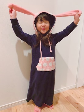 「お家で過ごそう」｜rurireさん（キッズ・100cm）の春コーディネート