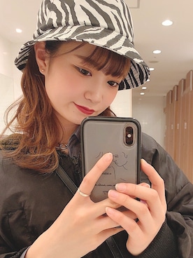 「archives（アルシーヴ）のアイテム（ブルゾン）」を使った、よしまるさん（レディース・163cm）の冬コーディネート