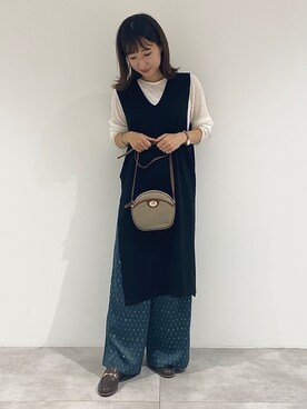 「コモン柄」｜naoさん（レディース・158cm）の夏コーディネート