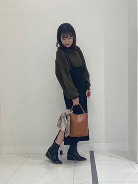 naoさん（レディース・158cm）の秋コーディネート