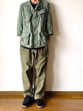 「U.S.ＡＲＭＹ」｜hijiさん（メンズ・169cm）の秋コーディネート