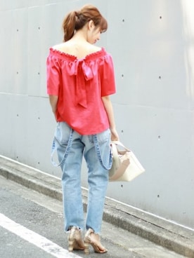 「Pippichic（ピッピシック）のアイテム」を使った、さく*さん（レディース・162cm）の春コーディネート