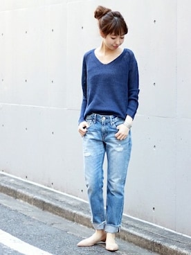 さく*さん（レディース・161cm）の春コーディネート