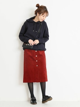 「Spick & Span（スピックアンドスパン）のアイテム（バッグ）」を使った、さく*さん（レディース・161cm）の冬コーディネート