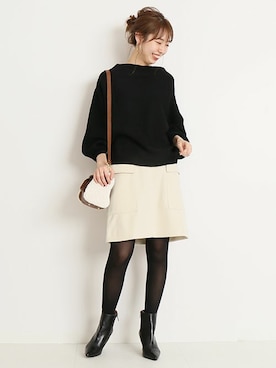 「きれい目コーデ」｜さく*さん（レディース・161cm）の冬コーディネート