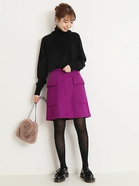 「manipuri（マニプリ）のアイテム」を使った、さく*さん（レディース・161cm）の冬コーディネート