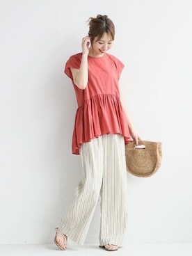 「Spick & Span(Spick & Span)」｜さく*さん（レディース・161cm）の夏コーディネート