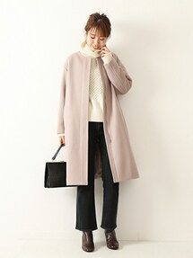 再・値下げ！スピック＆スパン フロントZIPカラーレースコート 再・値下げ！スピック＆スパン フロントZIPカラーレースコート Spick