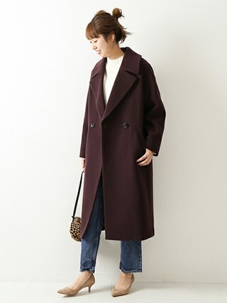 Spick & Span スピック＆スパン Wフェイスビックカラーコート Spick & Span（スピックアンドスパン）の「Wフェイスビック