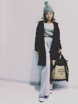 usawanさん（レディース・160cm）の冬コーディネート