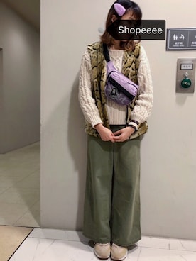 shopeeeeさん（レディース・159cm）の冬コーディネート