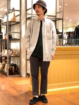 「worknotwork」｜OHBUCHI TAKUYAさん（メンズ・170cm）の春コーディネート