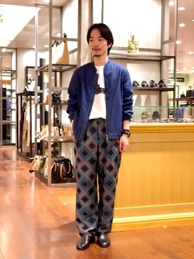 OHBUCHI TAKUYAさん（メンズ・170cm）の夏コーディネート