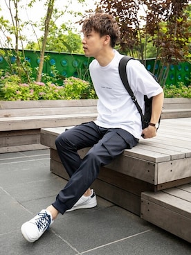 「ジョガーパンツ」｜WWSさん（メンズ・168cm）の夏コーディネート