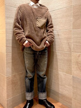 「DOMINGO（ドミンゴ）のアイテム」を使った、ryotanogawa0618さん（メンズ・168cm）の冬コーディネート