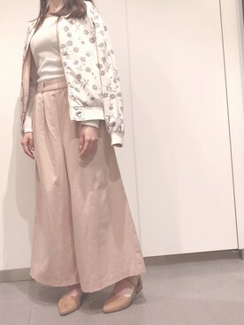 「ILIMA（イリマ）のアイテム（シューズ）」を使った、meronさん（レディース・153cm）の春コーディネート