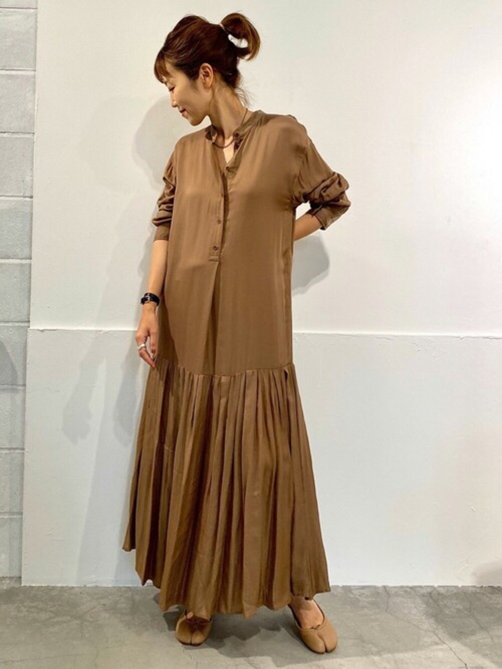 plage（プラージュ）の「Cu/Ryギャザーワンピース◇（ワンピース  