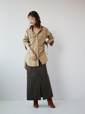 「プラージュ(Plage)」｜MYHさん（レディース・166cm）の秋コーディネート