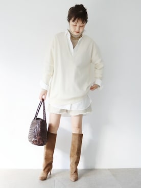 MYHさん(レディース・166cm)の冬コーディネート