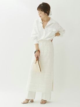 「トーンオントーン」｜MYHさん（レディース・166cm）の冬コーディネート